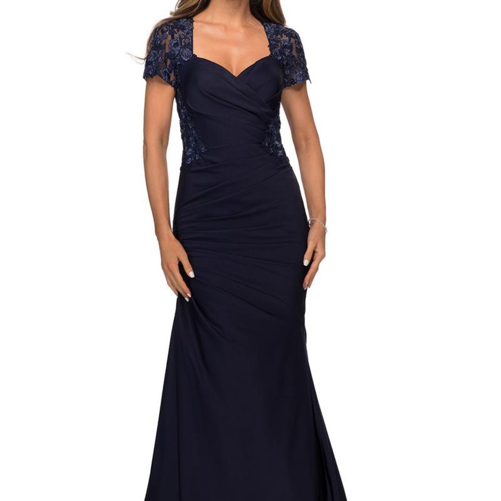 La femme evening dress navy